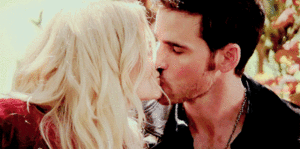  Emma and Killian kiss