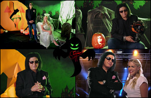  Gene Simmons and Busy Philipps make pumpkins 🎃(Michaels 2017)