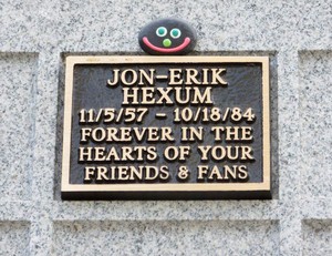  Gravesite Of Jon-Erik Hexum