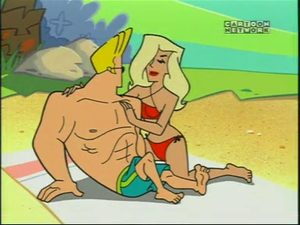  Johnny Bravo and the Girl of His Dreams at the plage