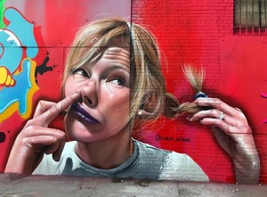  Kelli Giddish đường phố, street Art! (by Such and Sipros)