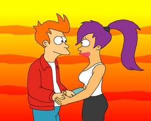  Leela and Fry