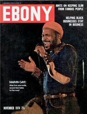  Marvin On The Cover Of EBONY Magazine