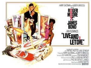  Movie Poster Live And Let Die