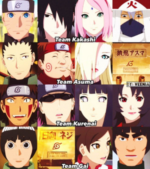  Naruto teams