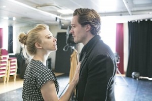  Natalie Dormer and David Oakes in rehearsals for "Venus in Fur"