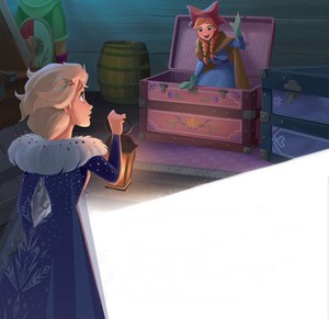 Olafs Frozen Adventure - Storybook Illustration
