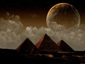  Pyramids at Giza por KDH