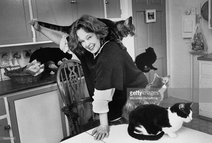  Sandy Dennis And Her Cats