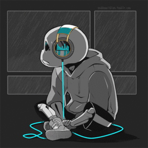  Sans Listening to musik while it Rains