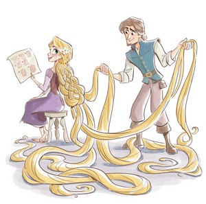  Công chúa tóc mây The Series: Storybook Illustration