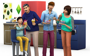  The Sims 4: Cool 厨房 Stuff Render