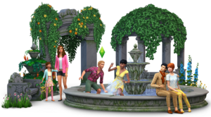  The Sims 4: Romantic Garden Stuff Render
