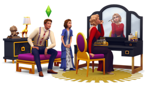  The Sims 4: Vintage Glamour Stuff Render