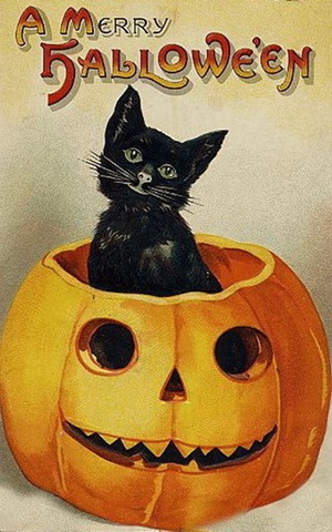  Vintage Хэллоуин Cards