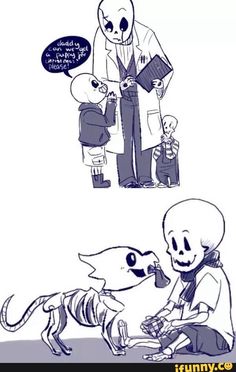  W.D. Gaster creates a Gaster Blaster anak anjing, anjing
