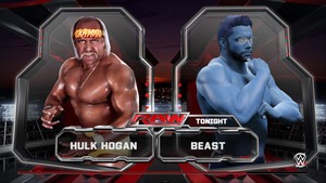 WWE 2K15 Hulk Hogan vs X-Men's Beast