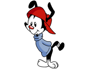 Wakko with a bandage on his tail