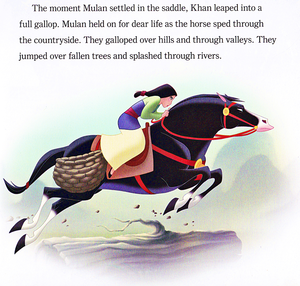 Walt 디즈니 Book Scans – Mulan: Khan to the Rescue (English Version)