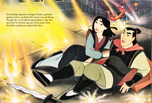  Walt Disney Book Scans –Mulan: The Story of Fa Mulan (Danish Version)