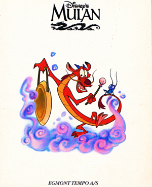  Walt 迪士尼 Book Scans – Mulan: The Story of Fa 花木兰 (Danish Version)