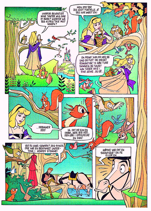  Walt 迪士尼 Movie Comics – Sleeping Beauty (Danish 1995 Version)