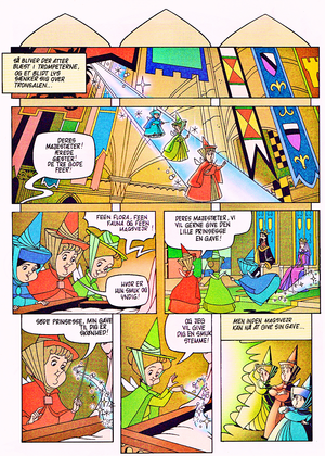  Walt ディズニー Movie Comics – Sleeping Beauty (Danish 1995 Version)