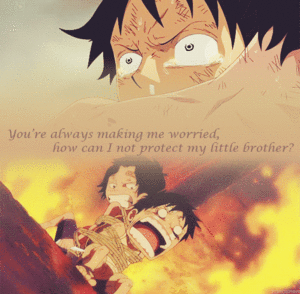  one piece luffy and ace