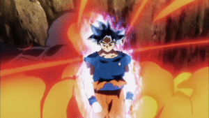 *Goku Enter Ultra Instinct Mode*