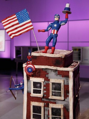  Captain America Cake