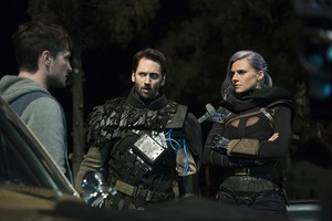 Eliza Coupe as Tiger in 'Future Man'