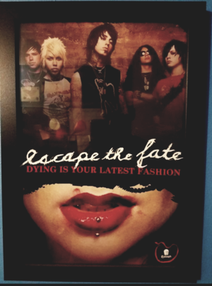  Framed Escape The Fate Original Poster