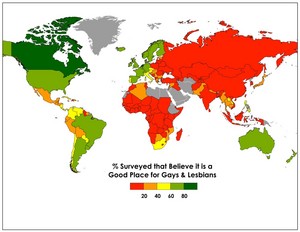  Homophobia World Map 2017
