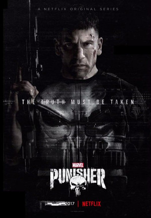  Jon Bernthal as Frank castello on a poster for The Punisher