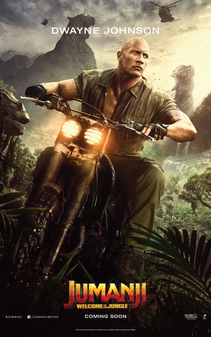  Jumanji: Welcome to the Jungle (2017) Poster - Dwayne Johnson as Dr. Smolder Bravestone