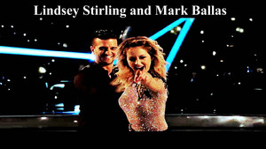  Lindsey Stirling and Mark Ballas achtergrond