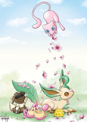  Mew in Spring-Time