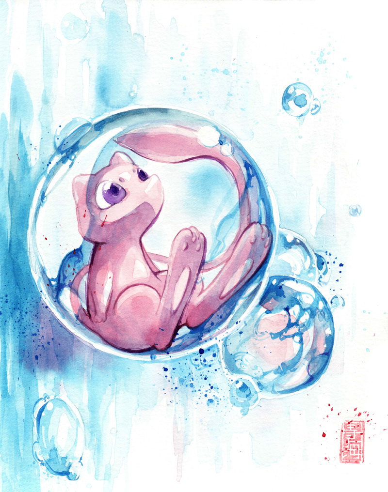 Mew in a Bubble