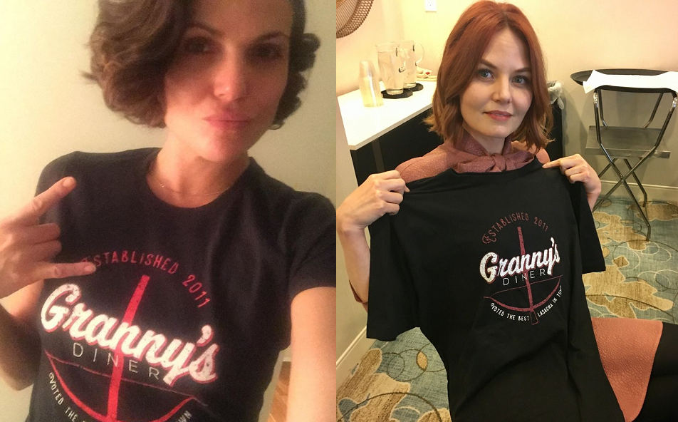 Morrilla with Granny's Diner T-shirt