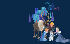  Olaf's アナと雪の女王 Adventure 壁紙
