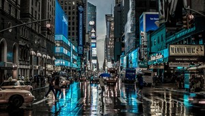  Rainy hari In New York City