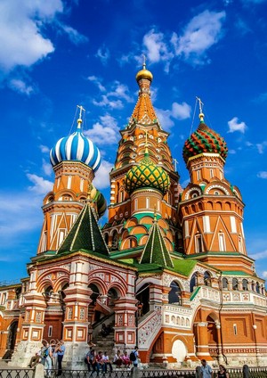 St. Basil's Cathedral In Moscow (Cathedral Of Vasily The Blessed In Red Square) [Exterior]
