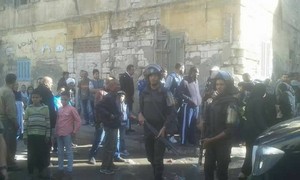  TWO BASTARDS EGYPT POLICE IN ALEXANDRIA EGYPT