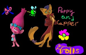  Trolls apiun, poppy and Capper JPG