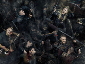 Vikings - Ivar, Bjorn, Lagertha, Harald and Ubbe Season 5 Official Picture