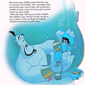  Walt Дисней Book Scans – Aladdin: The Genie’s Story (Danish Version)