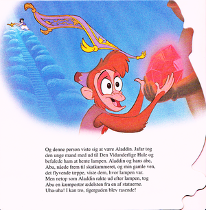  Walt डिज़्नी Book Scans – Aladdin: The Genie’s Story (Danish Version)