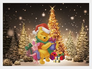  Winnie The Pooh Weihnachten Time