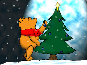  Winnie The Pooh 圣诞节