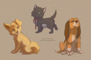 disney characters sketches by azzai d4e7235